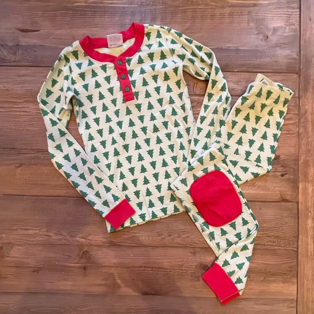 Kids Hanna Andersson Christmas pajamas in size 10